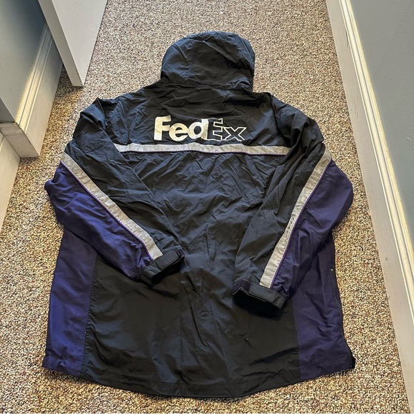 FedEx Delivery Driver Jacket with Reflective Stripe Men’s XXL - Picture 10 of 12